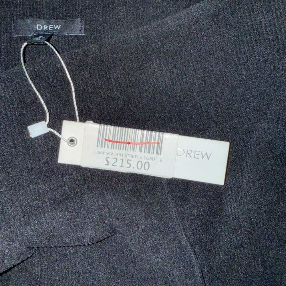 NWT Drew Corduroy Sage Pant In Black Size 6 Orig $215 - Picture 9 of 10